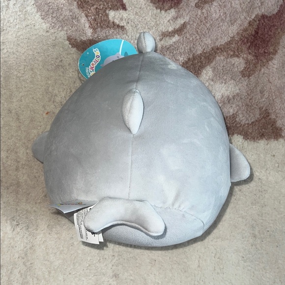 Squishmallows Gordon 8” Gray Shark with Blue Bow - Picture 2 of 5